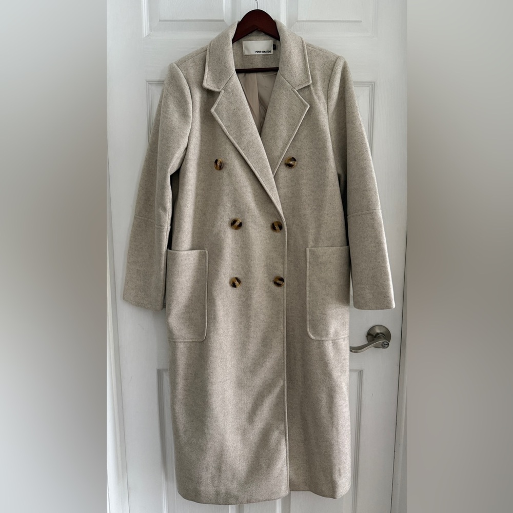 Pink Martini Lara Coat Beige Large